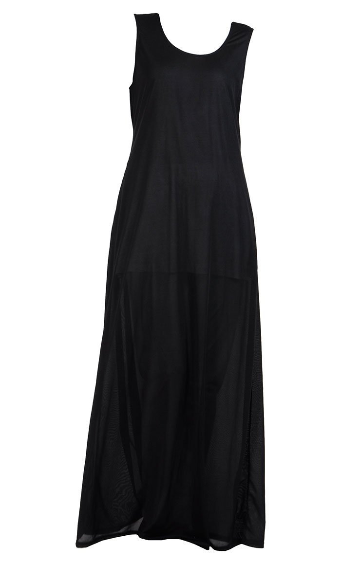 Sleeveless Polyester Inner Lining Slip Dress Sleeveless Polyester Inner Lining Slip Dress