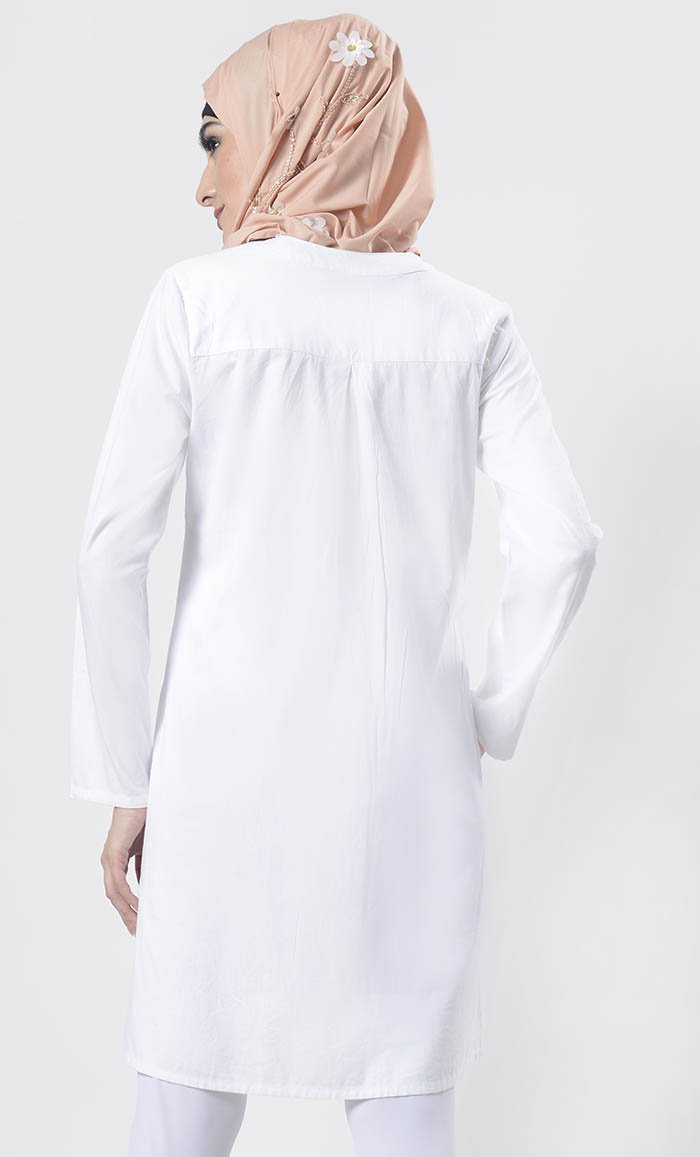 White Sober Everyday wear