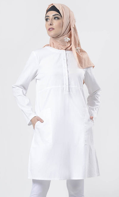 White Sober Everyday wear