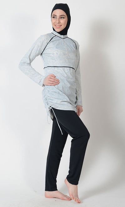 Soft Tropic Print Swimwear Burkini - Final Sale Item - EastEssence.com