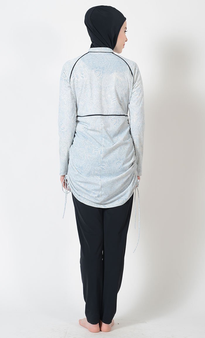 Soft Tropic Print Swimwear Burkini - Final Sale Item - EastEssence.com