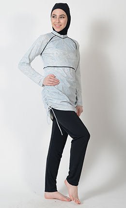 Soft Tropic Print Swimwear Burkini - Final Sale Item - EastEssence.com
