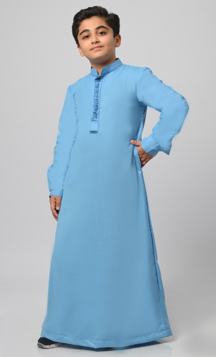 Muslim Boys Embroidered Thread Detailing