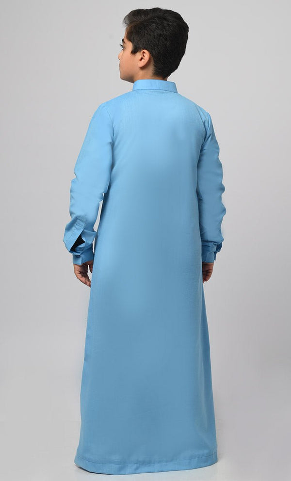 Muslim Boys Embroidered Thread Detailing