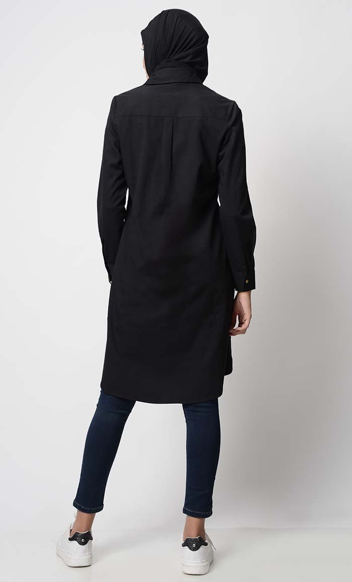 Solid Twill Everyday Tunic - EastEssence.com