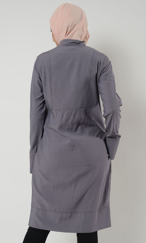 Split Cuff Designer Tunic - EastEssence.com