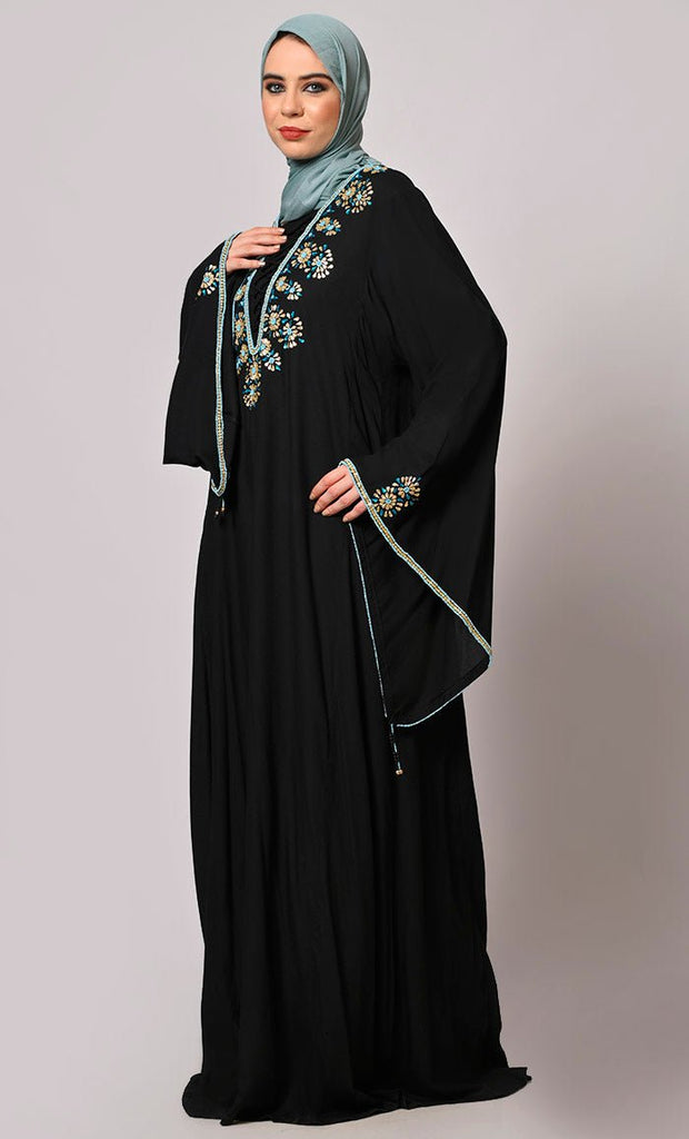 Stone-Encrusted Abaya