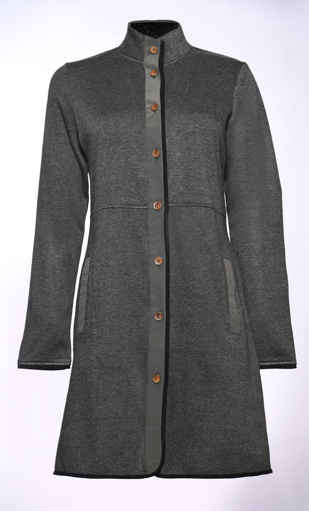 Stylish Front-Open Fleece Jacket With Pockets - EastEssence.com