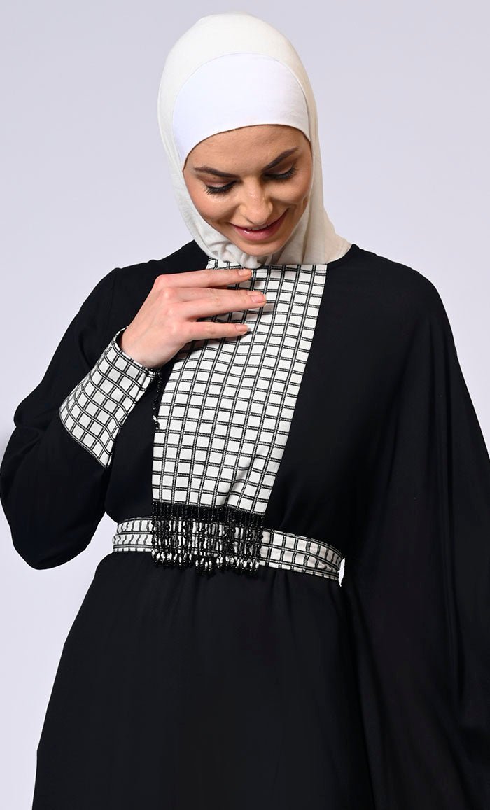 Sequin Splendor Elegant Kaftan