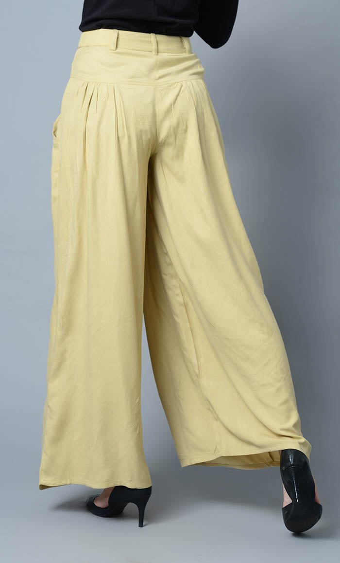 Super Comfy Buttoned Parallel Pant - Ivory - EastEssence.com