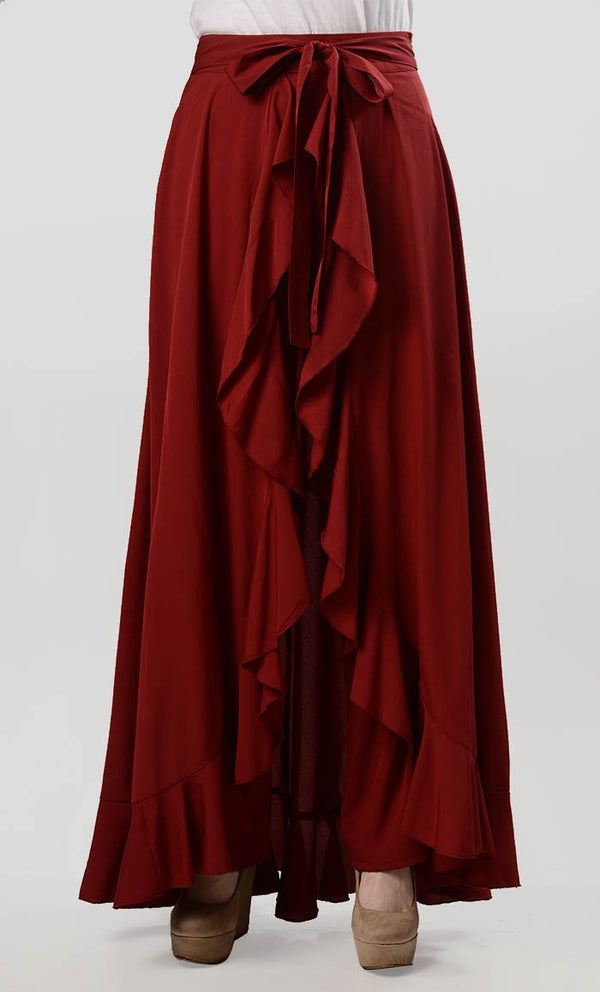 The Ruffle Fall Everyday Skirt - EastEssence.com