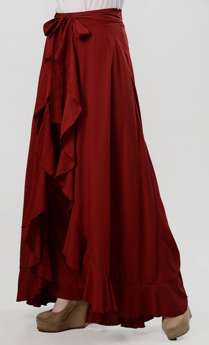 The Ruffle Fall Everyday Skirt - EastEssence.com