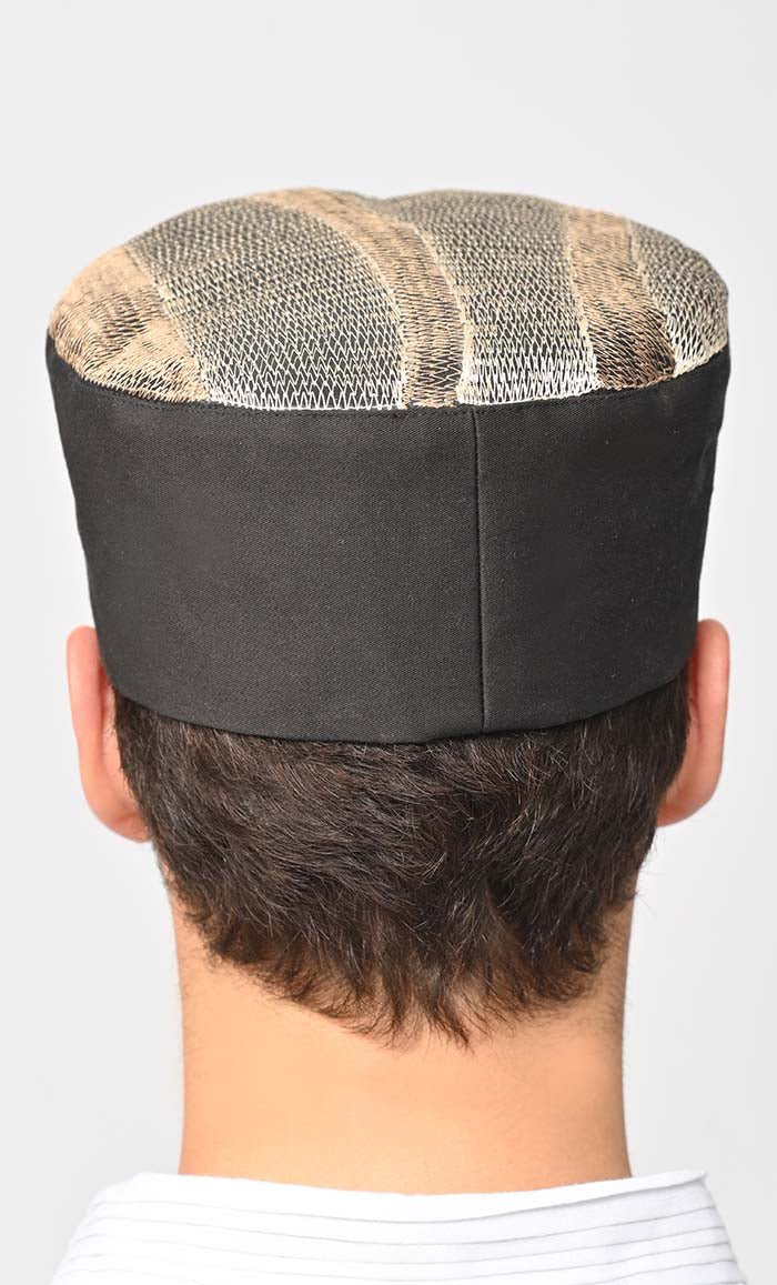 Thread Embroidered Faizal Kufi - EastEssence.com