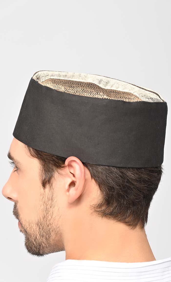 Thread Embroidered Faizal Kufi - EastEssence.com
