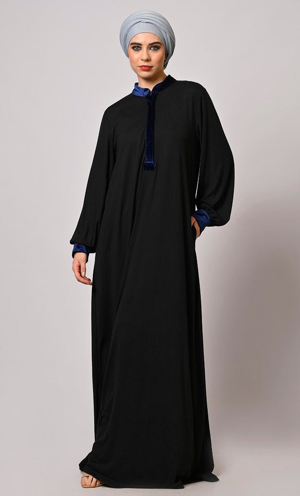 Timeless Modesty: The Classic Black Abaya - EastEssence.com