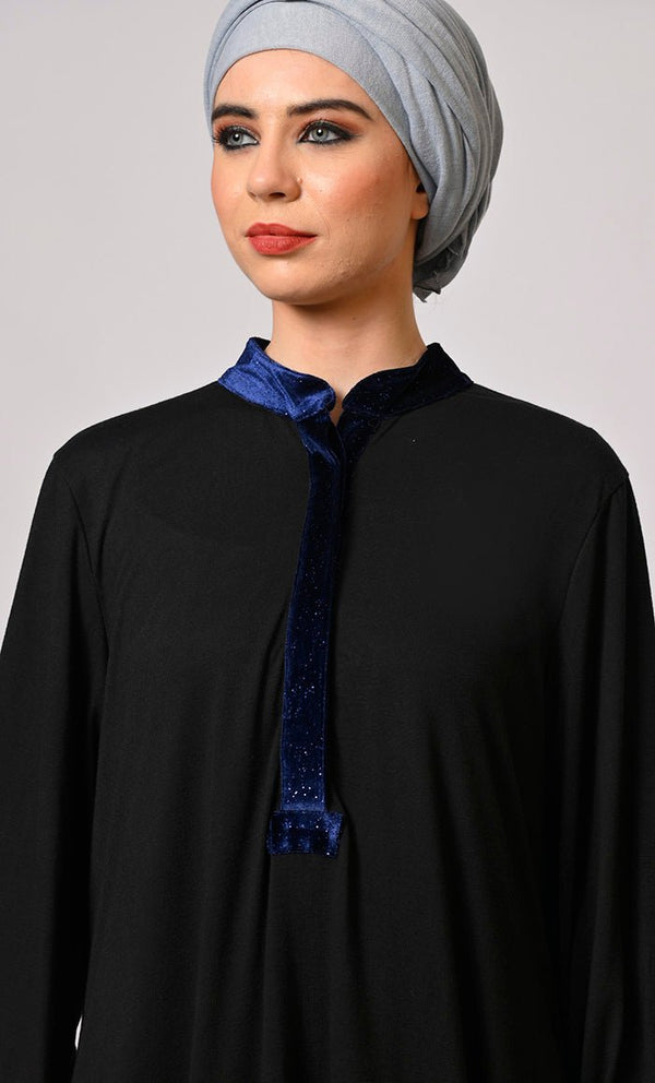Timeless Modesty: The Classic Black Abaya - EastEssence.com