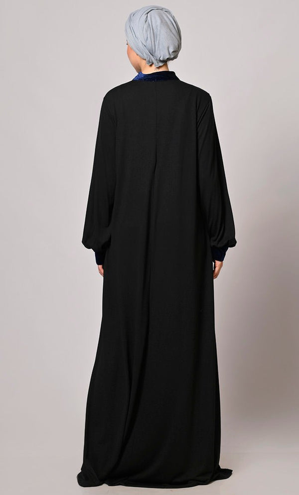 Timeless Modesty: The Classic Black Abaya - EastEssence.com
