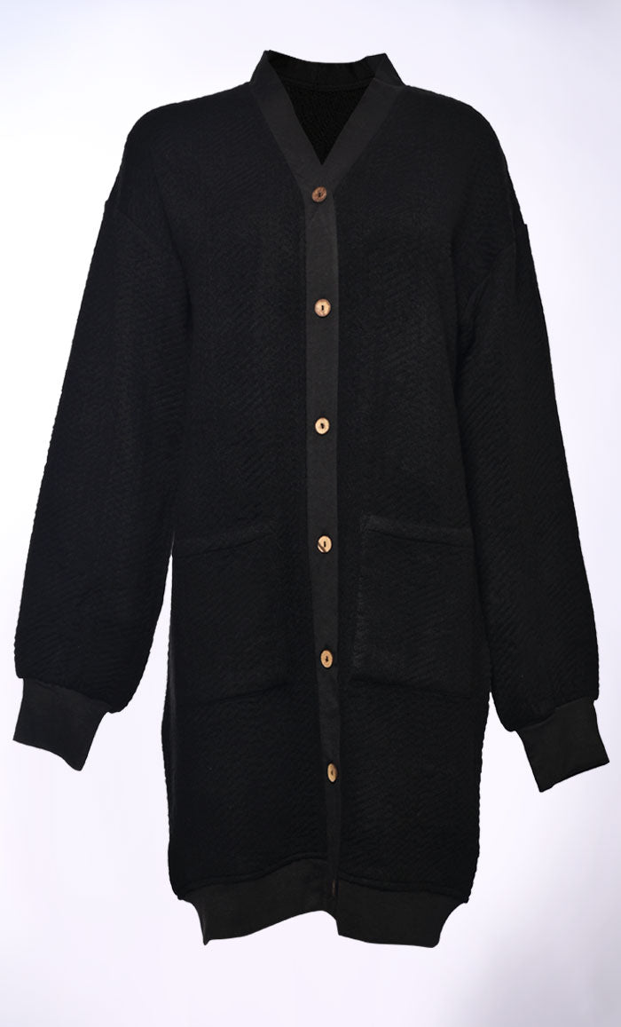 Tonal Tranquility: Cardigans with Subtle Color Pops - EastEssence.com