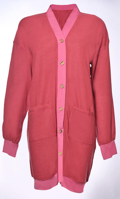 Tonal Tranquility: Cardigans with Subtle Color Pops - EastEssence.com