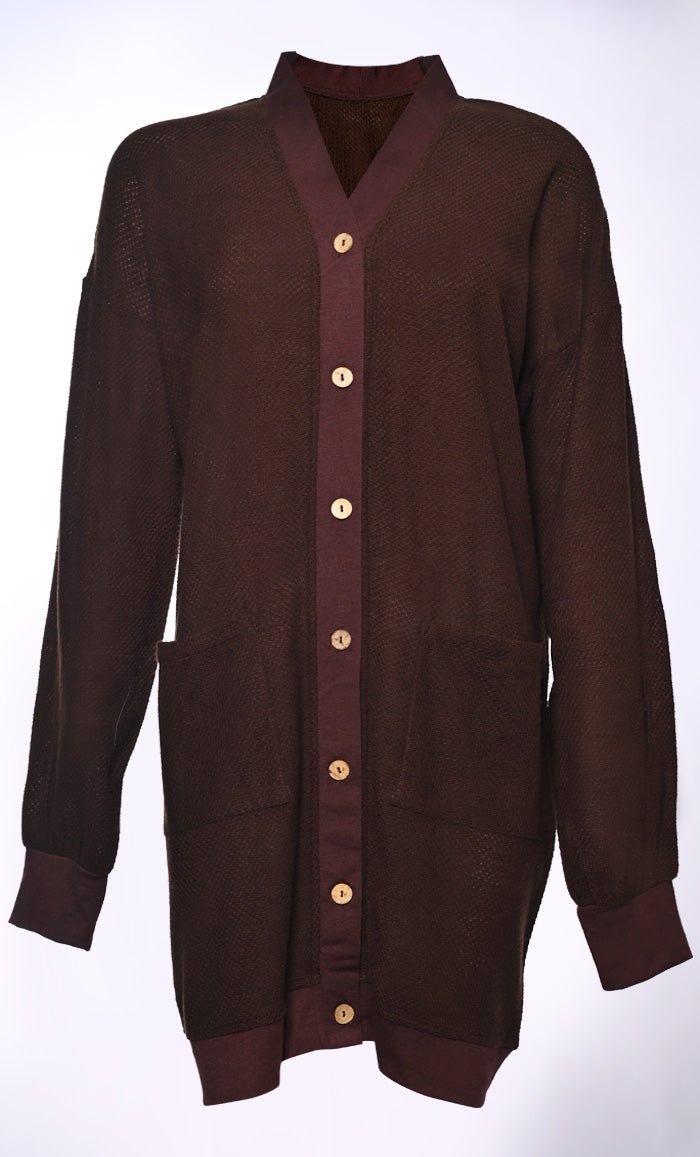 Tonal Tranquility: Cardigans with Subtle Color Pops - EastEssence.com