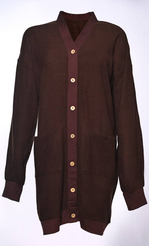 Tonal Tranquility: Cardigans with Subtle Color Pops - EastEssence.com