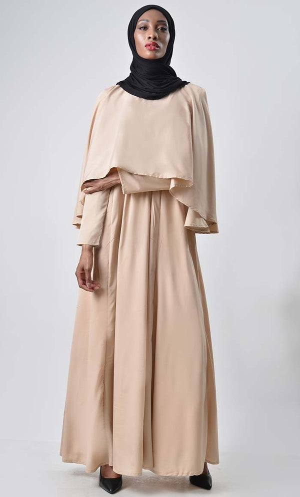 Upper Cape Regular Abaya - EastEssence.com