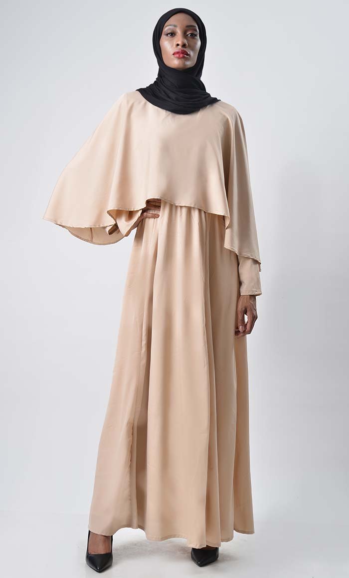 Upper Cape Regular Abaya - EastEssence.com