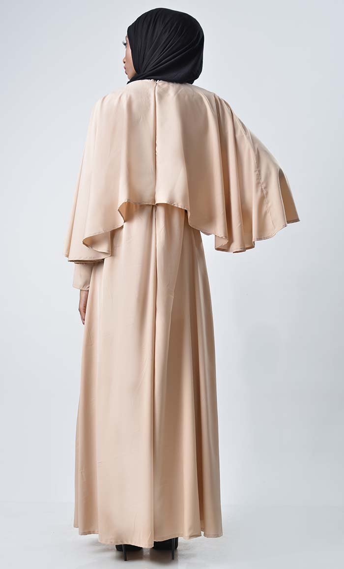 Upper Cape Regular Abaya - EastEssence.com