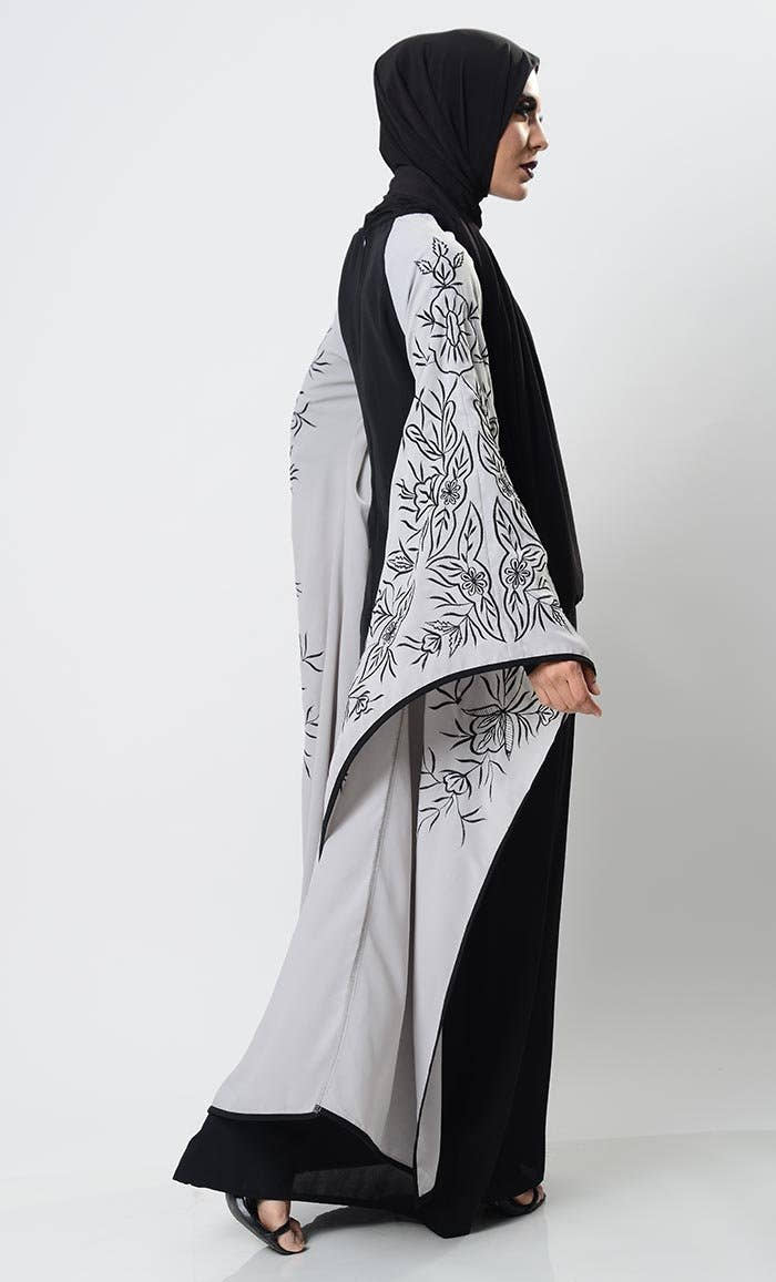 Urban Classic Embroidered Abaya - EastEssence.com