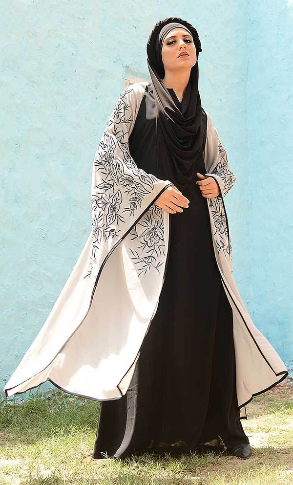 Urban Classic Embroidered Abaya - EastEssence.com