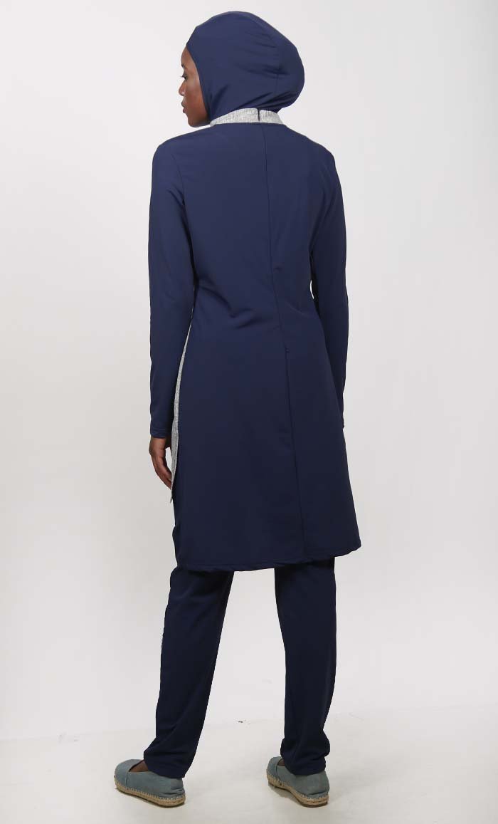 UV Resistant A-Symmetrical 3Pc Swimwear Burkini - EastEssence.com