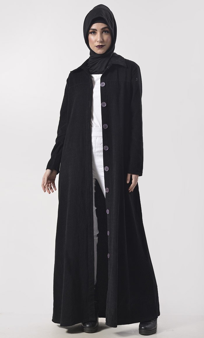 Warm Corduroy Button Down Jacket - EastEssence.com