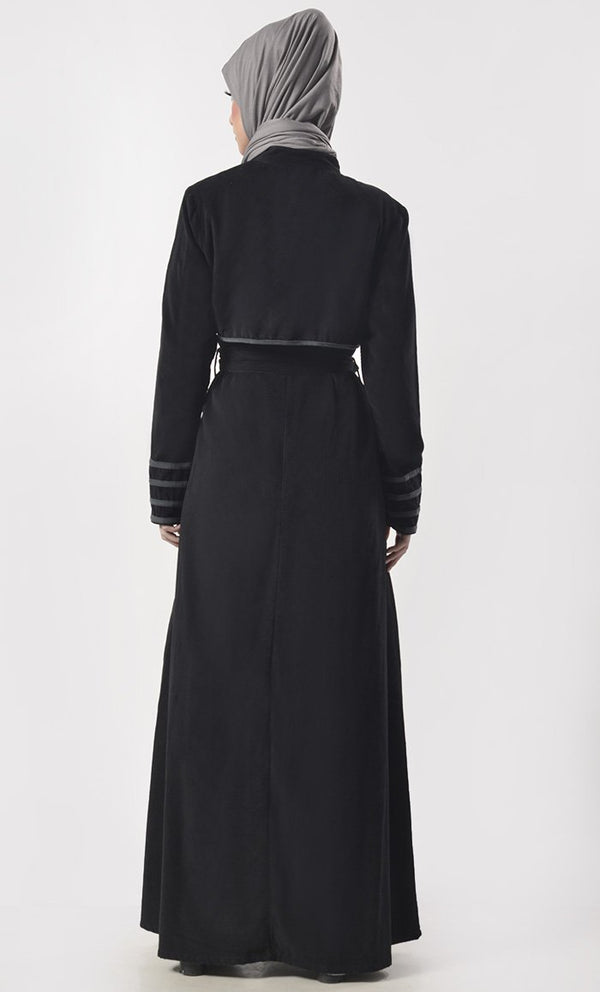 Warm Winter Corduroy Full Length Jacket - EastEssence.com