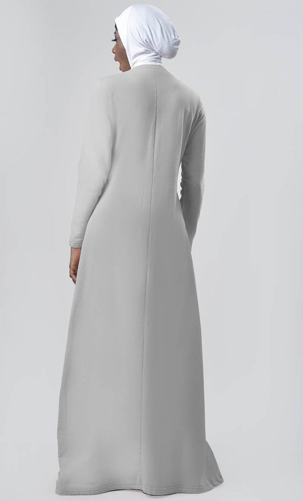 Warm Winter Fleece Abaya - EastEssence.com