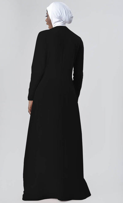 Warm Winter Fleece Abaya - EastEssence.com
