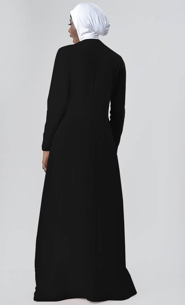 Warm Winter Fleece Abaya - EastEssence.com