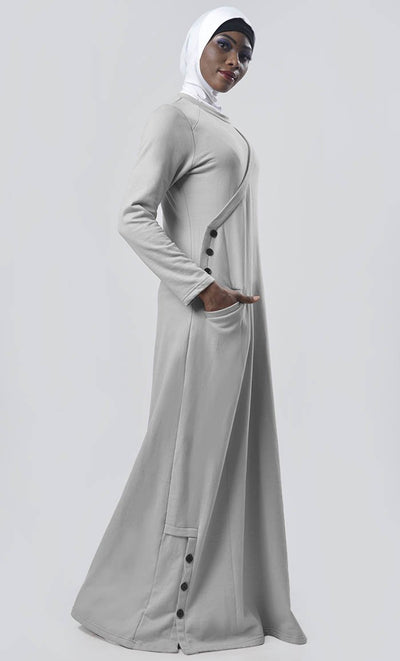 Warm Winter Fleece Abaya - EastEssence.com