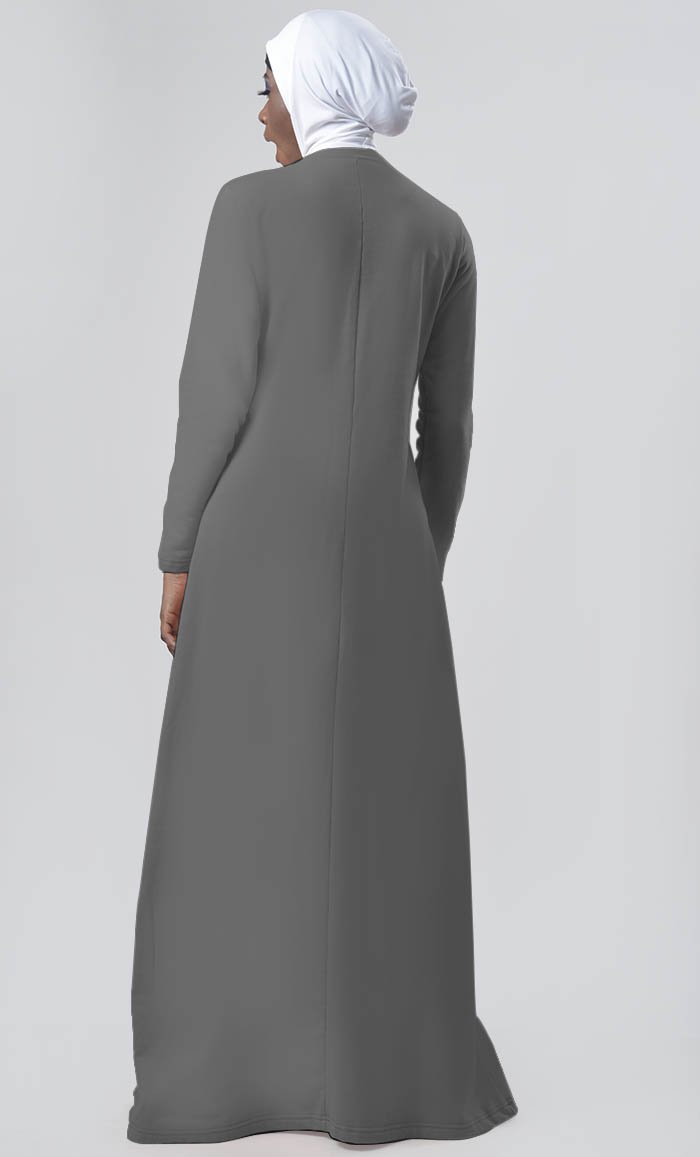 Warm Winter Fleece Abaya - EastEssence.com