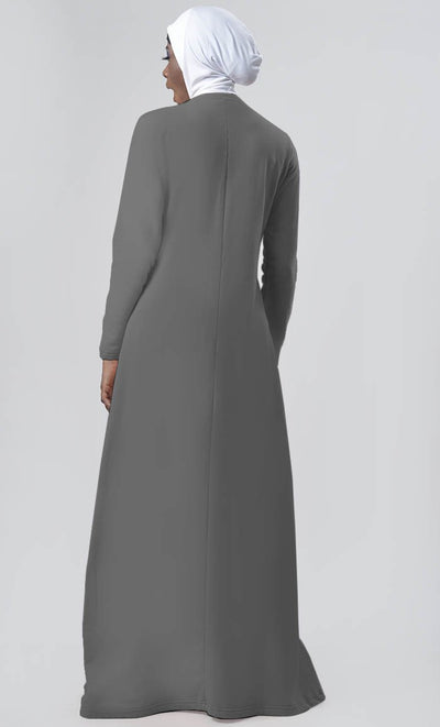 Warm Winter Fleece Abaya - EastEssence.com