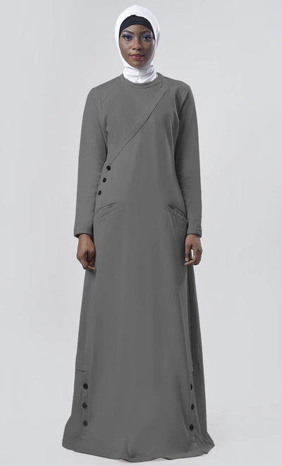 Warm Winter Fleece Abaya - EastEssence.com
