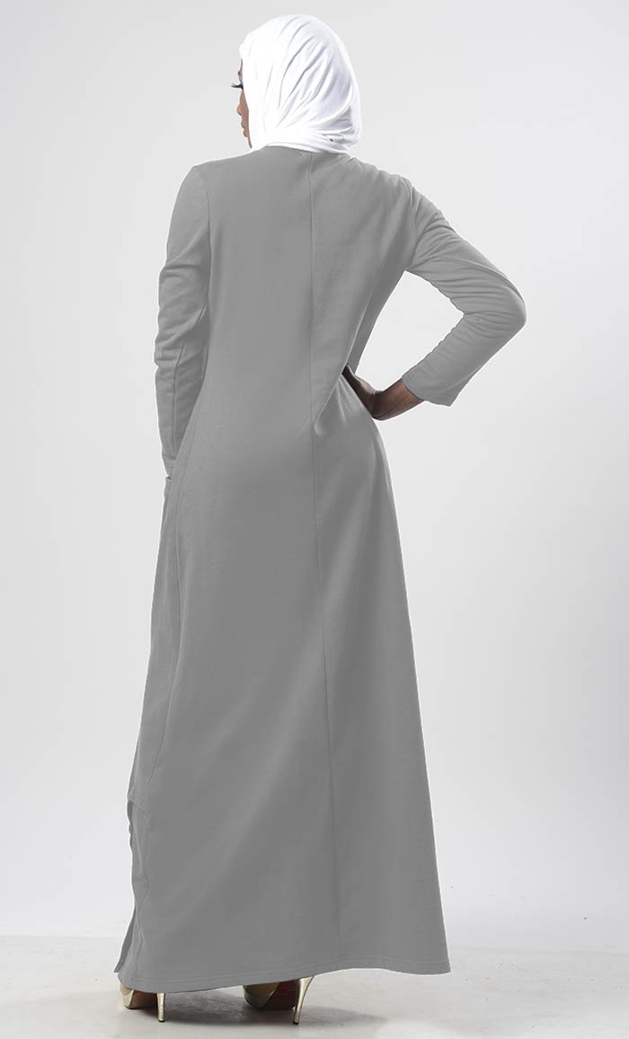 Warm Winter Fleece Abaya - EastEssence.com