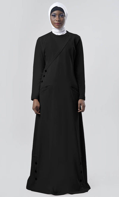 Warm Winter Fleece Abaya - EastEssence.com