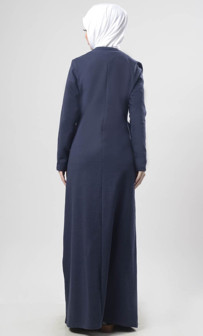 Warm Winter Fleece Abaya - EastEssence.com