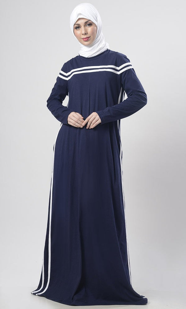 Warm Winter Jersey Abaya - EastEssence.com