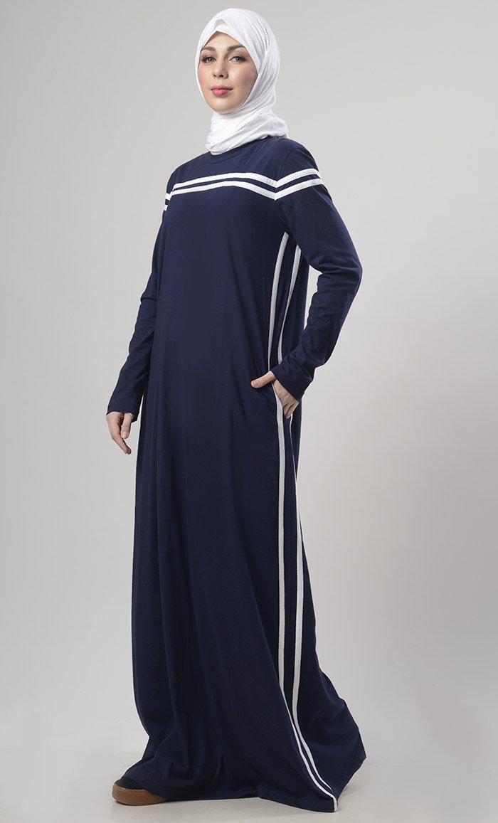 Warm Winter Jersey Abaya - EastEssence.com