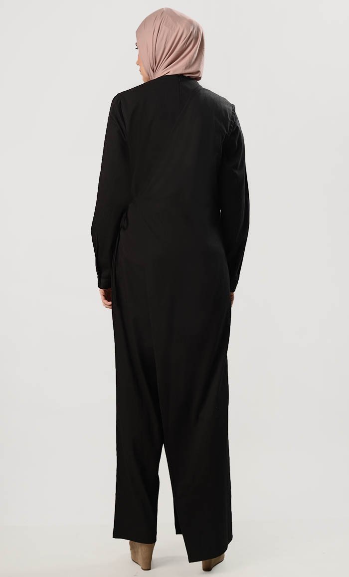 Well Dressed Shrug Jumpsuit - EastEssence.com