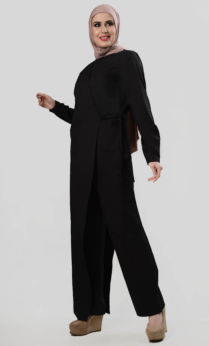 Well Dressed Shrug Jumpsuit - EastEssence.com