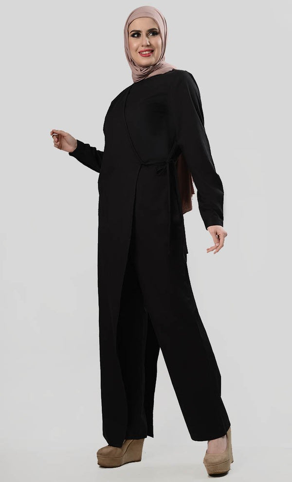 Well Dressed Shrug Jumpsuit - EastEssence.com