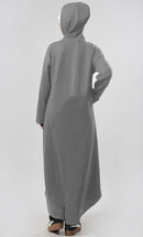 Winter Fleece Modest Length Zipper Jacket - EastEssence.com