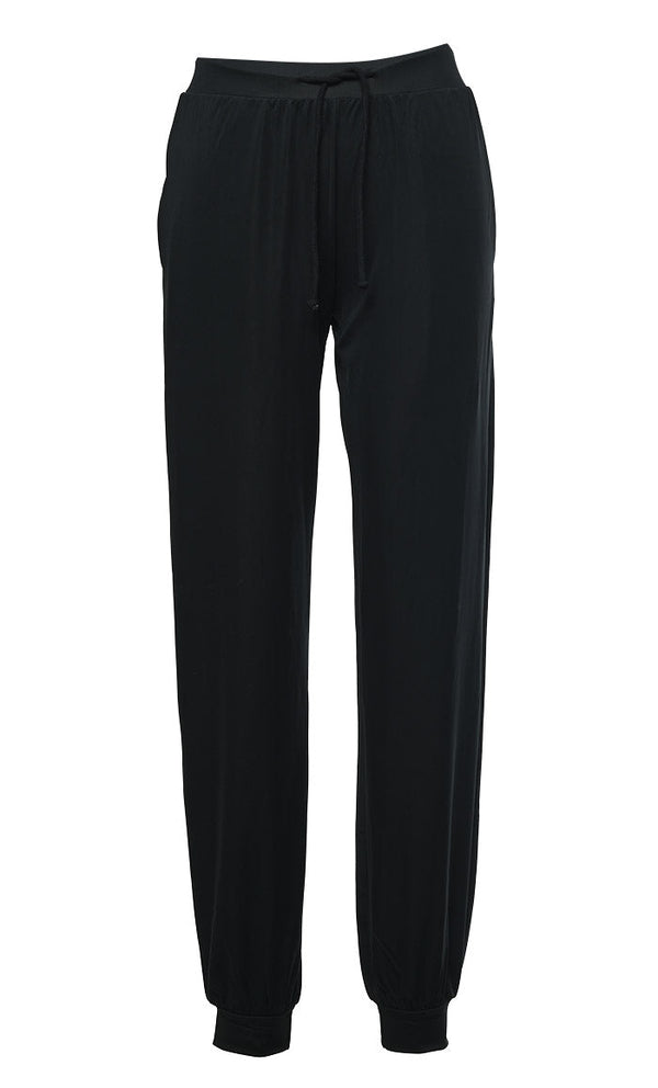 Women Black Solid Swimming Pants - EastEssence.com